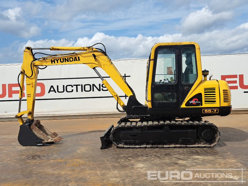 2008 Hyundai R55-7 - Мини-экскаватор: фото 2 2008 Hyundai R55-7 - Мини-экскаватор: фото 2