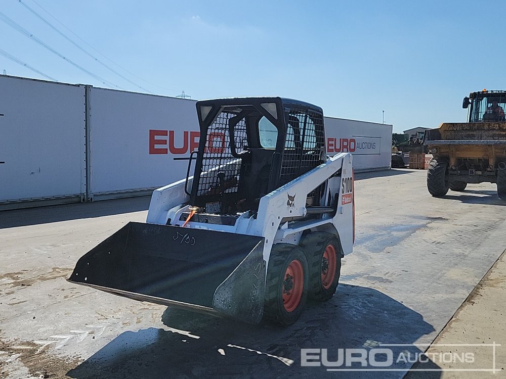 2009 Bobcat S100 - Мини-погрузчик с бортовым поворотом: фото 1 2009 Bobcat S100 - Мини-погрузчик с бортовым поворотом: фото 1
