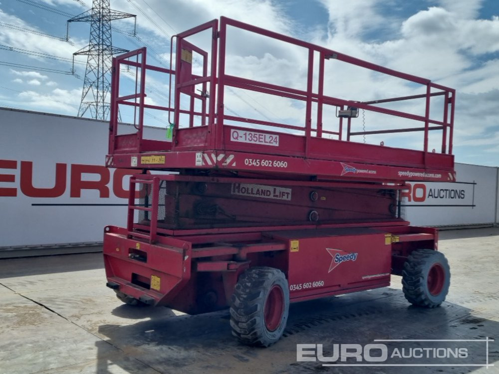 2009 Holland Lift Monostar 0-135EL24 Electric Scissor Lift, 15.5m Working Height, 750kg Platform Capacity, Extending Deck - Подъёмник: фото 1 2009 Holland Lift Monostar 0-135EL24 Electric Scissor Lift, 15.5m Working Height, 750kg Platform Capacity, Extending Deck - Подъёмник: фото 1
