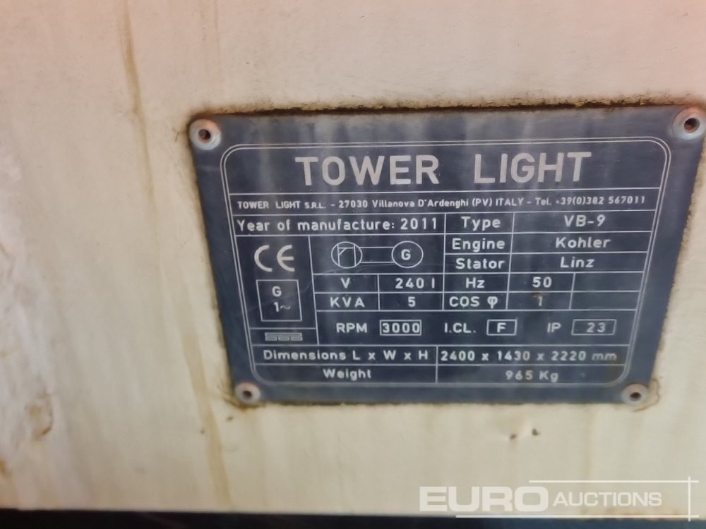 Осветительная мачта 2011 Generac VB9: фото 17