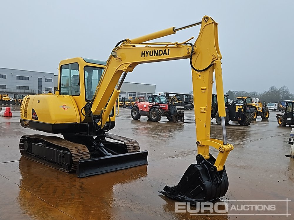 Мини-экскаватор 2011 Hyundai R55-7: фото 7