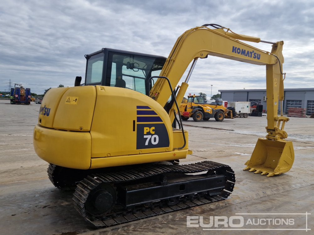 2011 Komatsu PC70-8 - Мини-экскаватор: фото 5 2011 Komatsu PC70-8 - Мини-экскаватор: фото 5