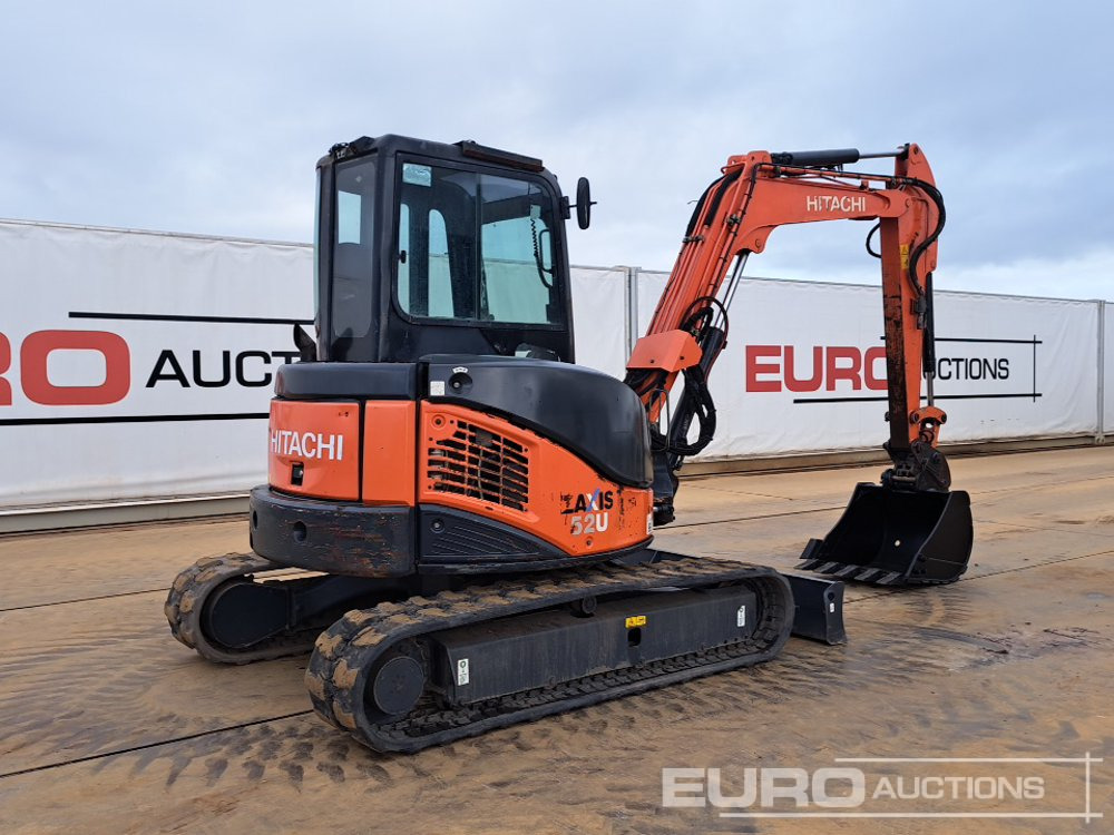 2012 Hitachi ZX52U-3-CLR - Мини-экскаватор: фото 5 2012 Hitachi ZX52U-3-CLR - Мини-экскаватор: фото 5