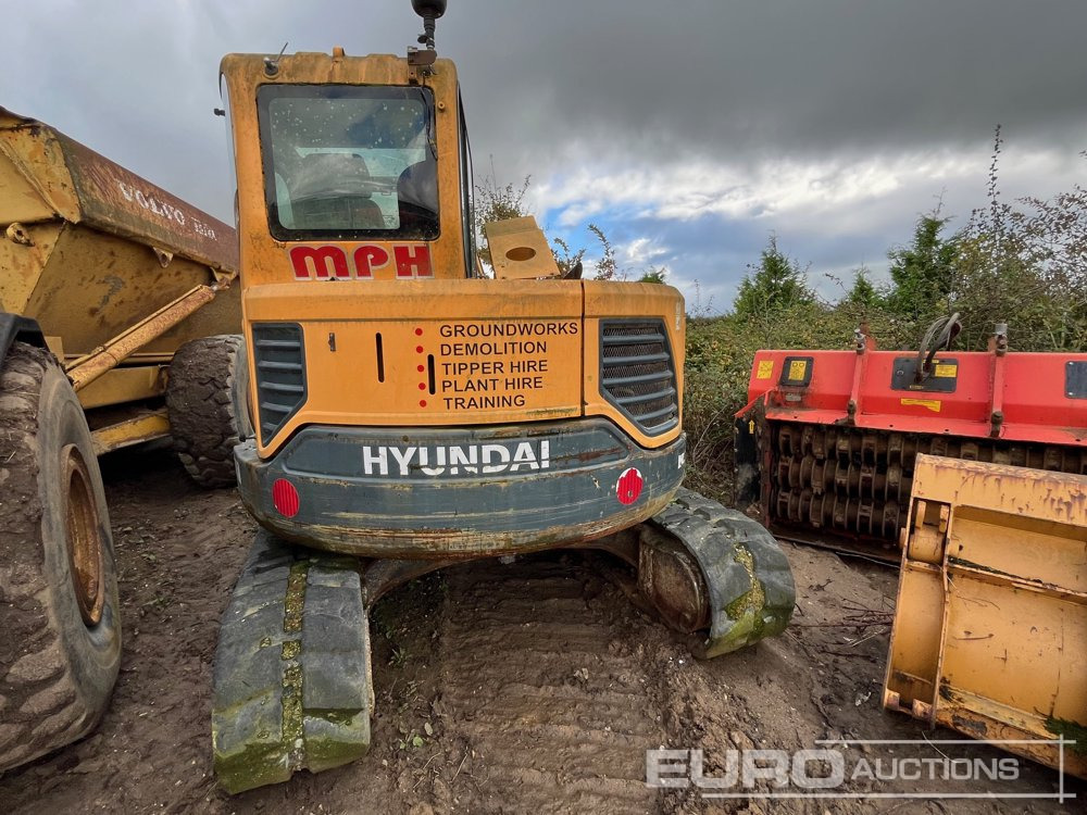 2012 Hyundai Robex R80CR-9 - Мини-экскаватор: фото 4 2012 Hyundai Robex R80CR-9 - Мини-экскаватор: фото 4
