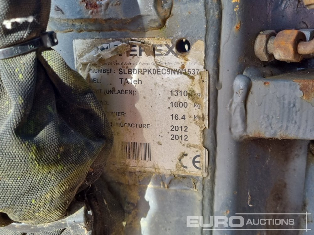 Мини-самосвал 2012 Terex TA1EH: фото 34