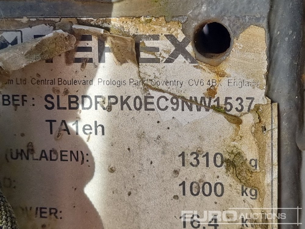 Мини-самосвал 2012 Terex TA1EH: фото 35