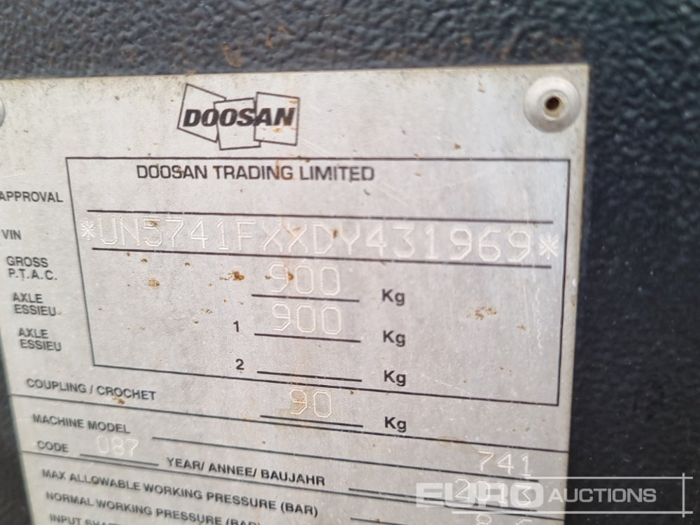 Воздушный компрессор 2013 Doosan 741: фото 25 Воздушный компрессор 2013 Doosan 741: фото 25