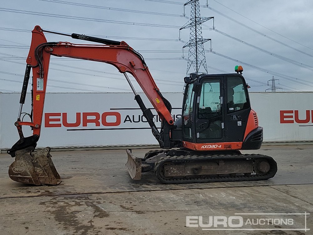 2014 Kubota KX080-4 - Мини-экскаватор: фото 2 2014 Kubota KX080-4 - Мини-экскаватор: фото 2