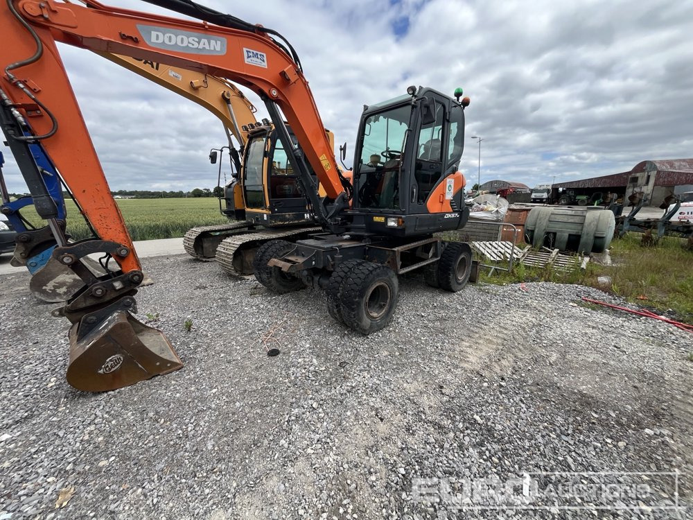 2016 Doosan DX57W-5 - Колёсный экскаватор: фото 1 2016 Doosan DX57W-5 - Колёсный экскаватор: фото 1