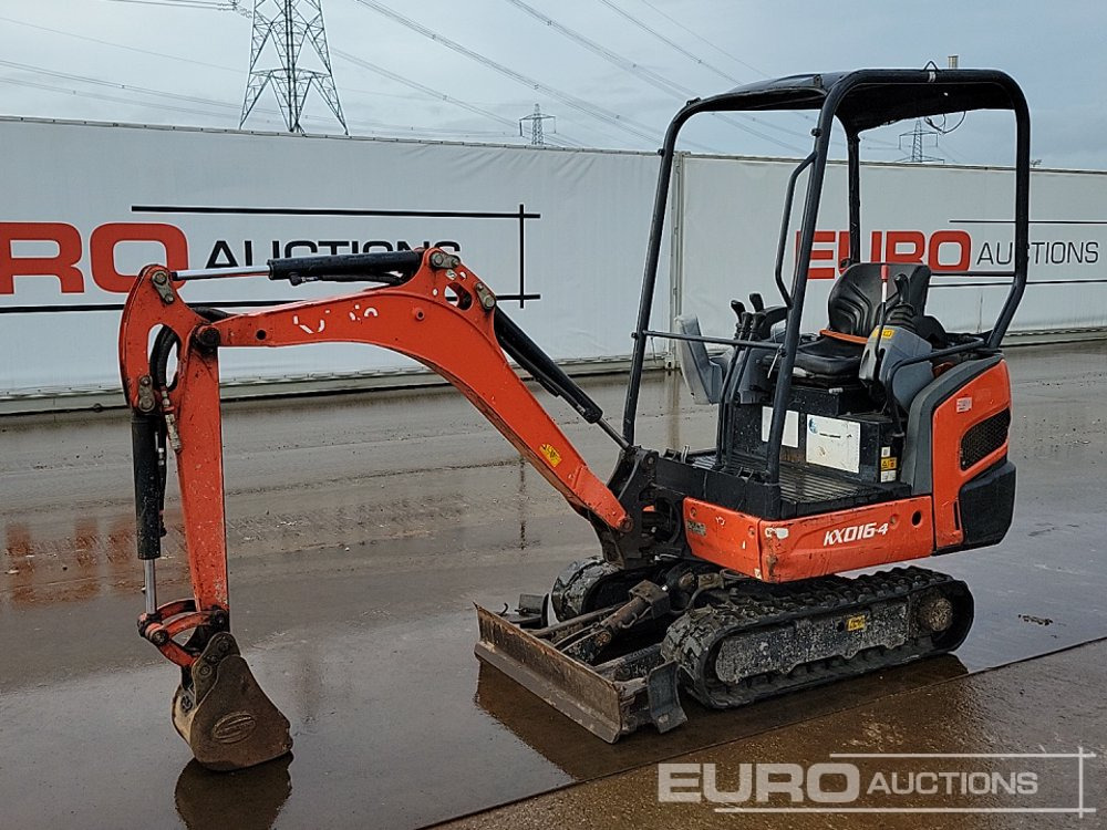 2016 Kubota KX016-4 - Мини-экскаватор: фото 1 2016 Kubota KX016-4 - Мини-экскаватор: фото 1