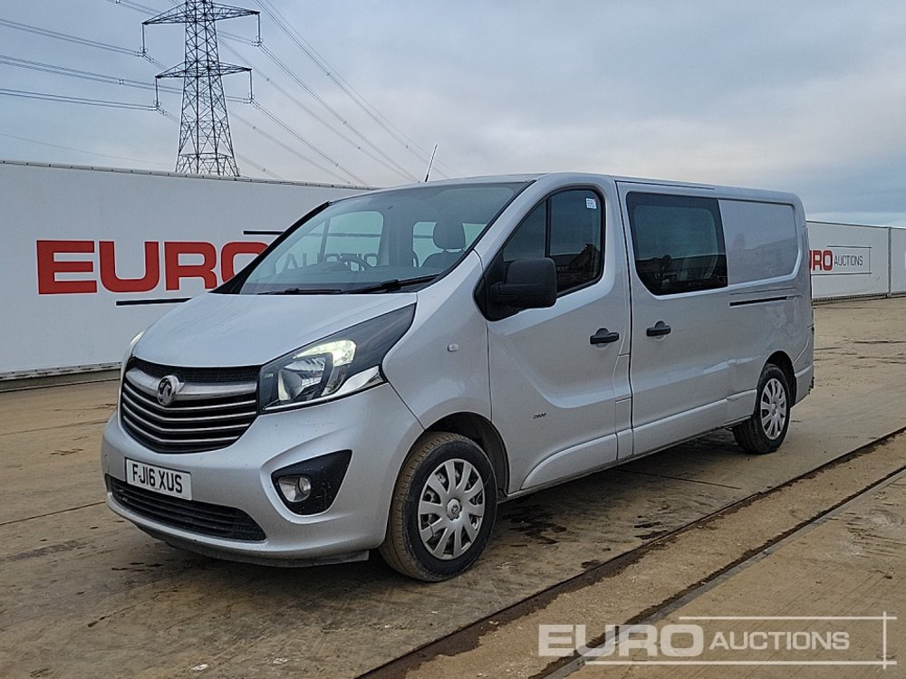 2016 Vauxhall Vivaro 2900 - Цельнометаллический фургон, Грузопассажирский фургон: фото 1 2016 Vauxhall Vivaro 2900 - Цельнометаллический фургон, Грузопассажирский фургон: фото 1
