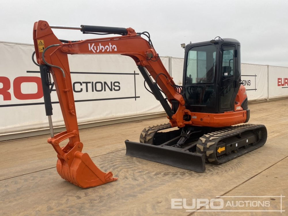 2017 Kubota U55-4 - Мини-экскаватор: фото 1 2017 Kubota U55-4 - Мини-экскаватор: фото 1