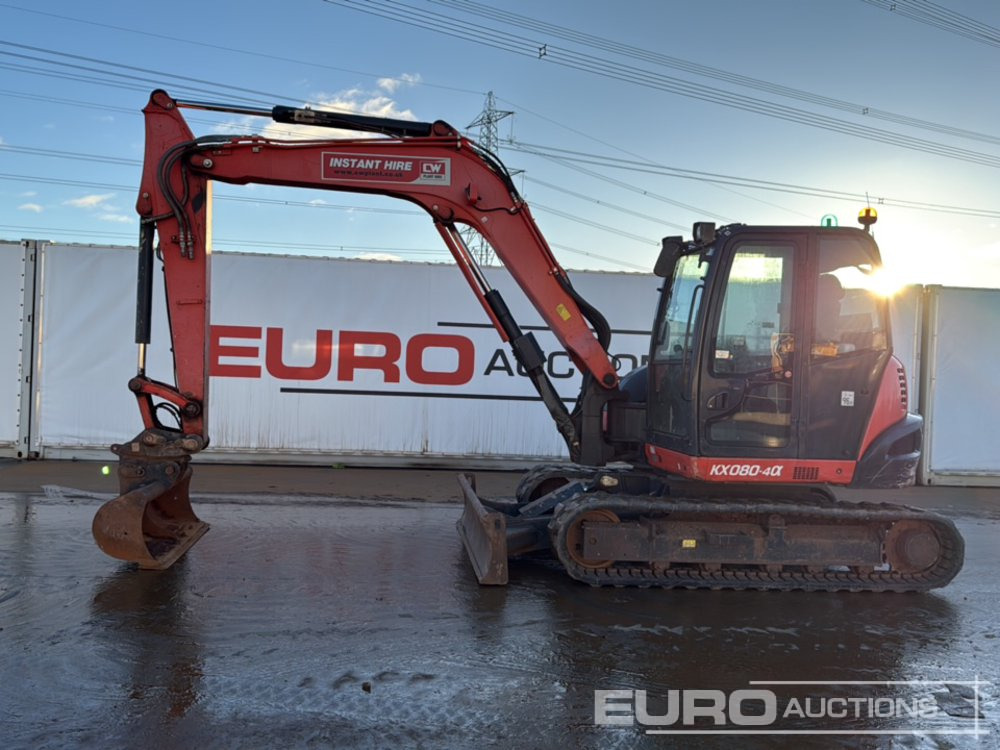 2018 Kubota KX080-4A - Мини-экскаватор: фото 2 2018 Kubota KX080-4A - Мини-экскаватор: фото 2