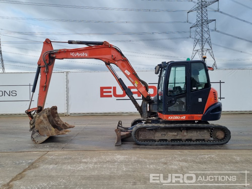 2018 Kubota KX080-4A - Мини-экскаватор: фото 2 2018 Kubota KX080-4A - Мини-экскаватор: фото 2