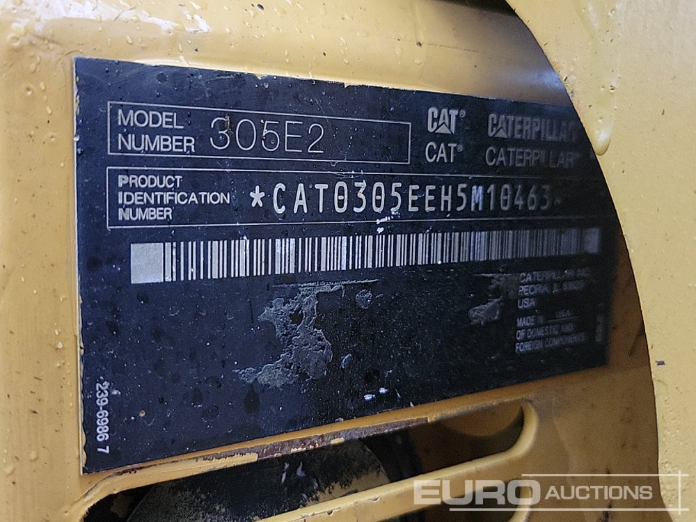 Мини-экскаватор 2019 CAT 305E2: фото 45