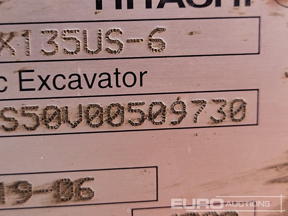 Гусеничный экскаватор 2019 Hitachi ZX135US-6: фото 50