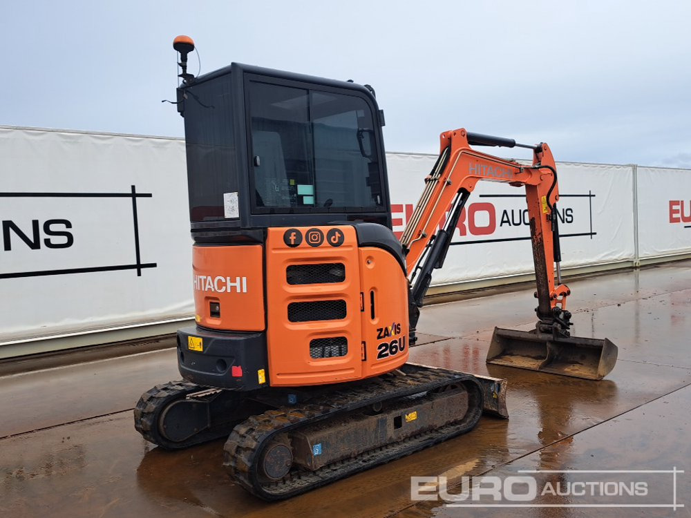 2019 Hitachi ZX26U-5A CR - Мини-экскаватор: фото 5 2019 Hitachi ZX26U-5A CR - Мини-экскаватор: фото 5