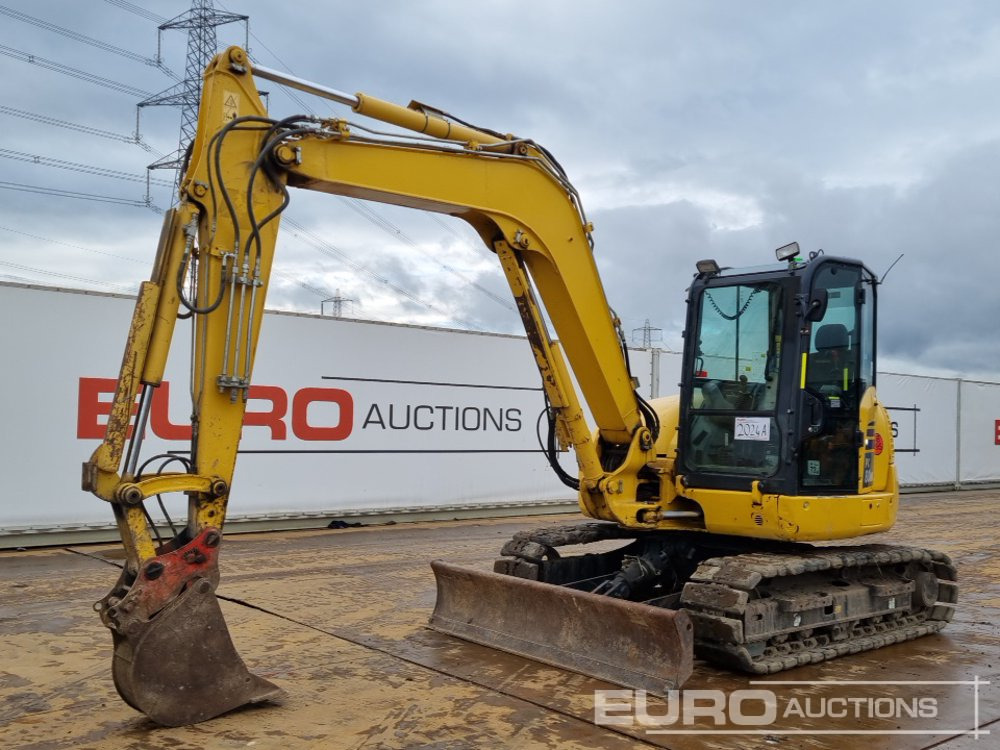 2019 Komatsu PC80MR-5E0 - Мини-экскаватор: фото 1 2019 Komatsu PC80MR-5E0 - Мини-экскаватор: фото 1