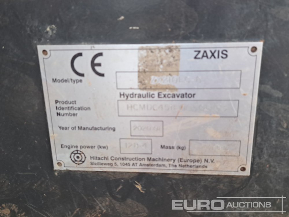 Гусеничный экскаватор 2020 Hitachi ZX210LC-6: фото 43 Гусеничный экскаватор 2020 Hitachi ZX210LC-6: фото 43