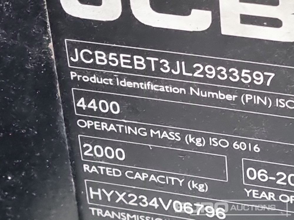 2020 JCB 520-40 - Телескопический погрузчик: фото 2 2020 JCB 520-40 - Телескопический погрузчик: фото 2