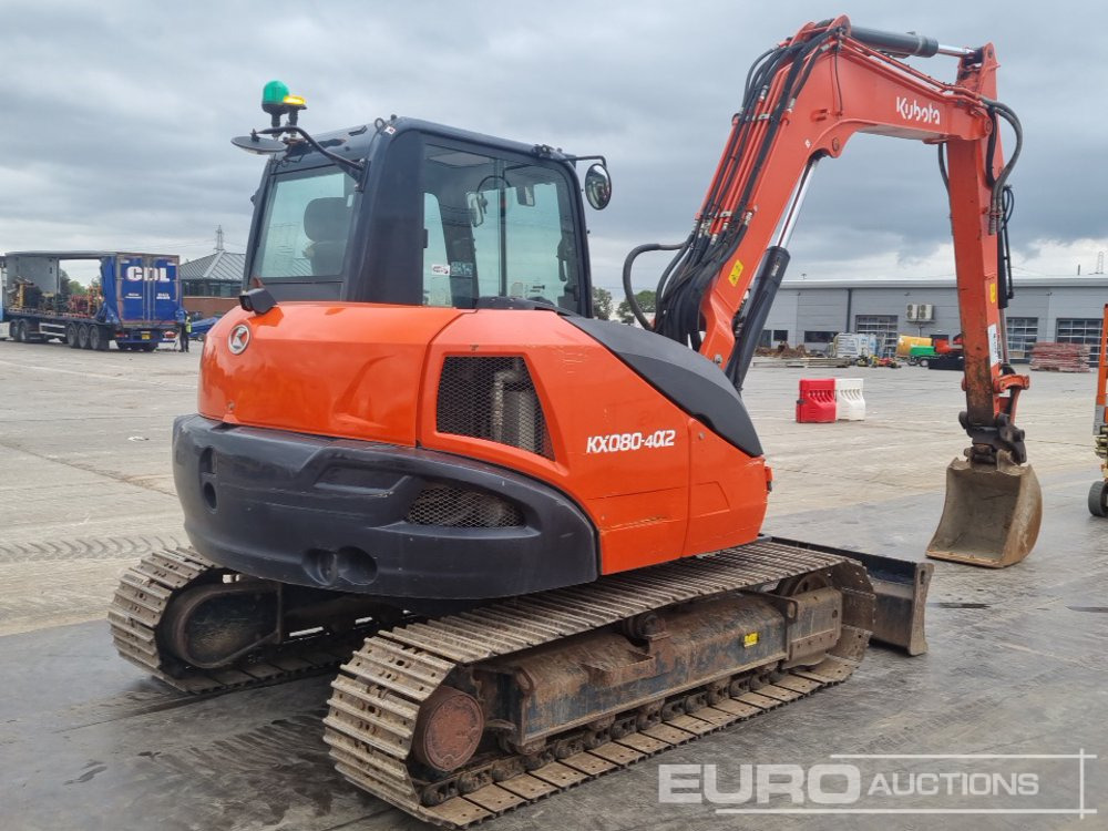 2020 Kubota KX080-4A - Мини-экскаватор: фото 5 2020 Kubota KX080-4A - Мини-экскаватор: фото 5
