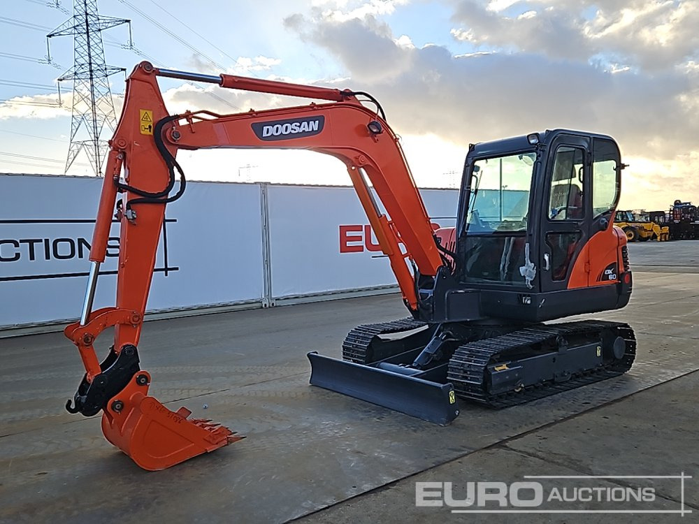 2022 Doosan DX60 - Мини-экскаватор: фото 1 2022 Doosan DX60 - Мини-экскаватор: фото 1