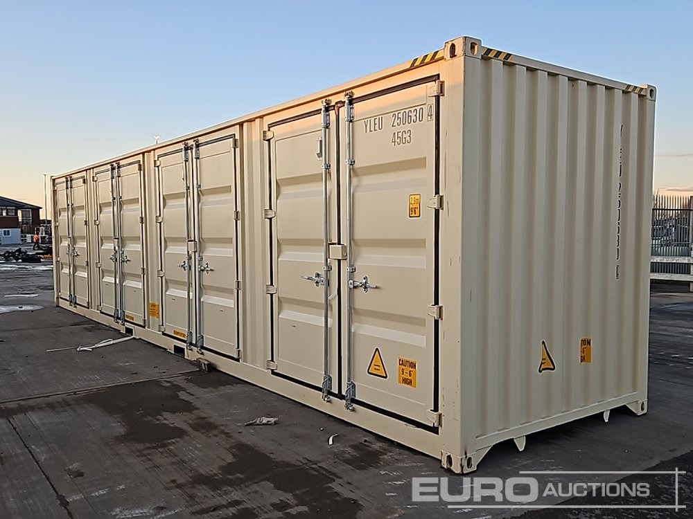 2025 40' x 8' High Cube Container, 4 Side Doors, 1 End Door (Cannot Be Reconsigned) - Морской контейнер: фото 1 2025 40' x 8' High Cube Container, 4 Side Doors, 1 End Door (Cannot Be Reconsigned) - Морской контейнер: фото 1