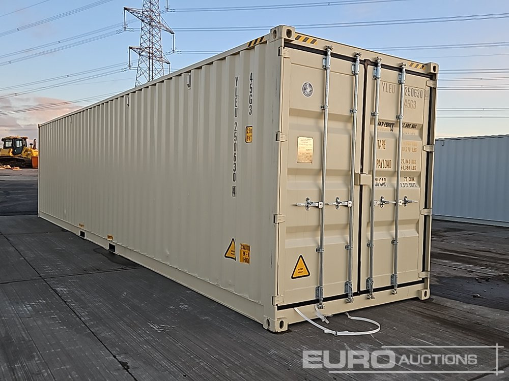 2025 40' x 8' High Cube Container, 4 Side Doors, 1 End Door (Cannot Be Reconsigned) - Морской контейнер: фото 5 2025 40' x 8' High Cube Container, 4 Side Doors, 1 End Door (Cannot Be Reconsigned) - Морской контейнер: фото 5