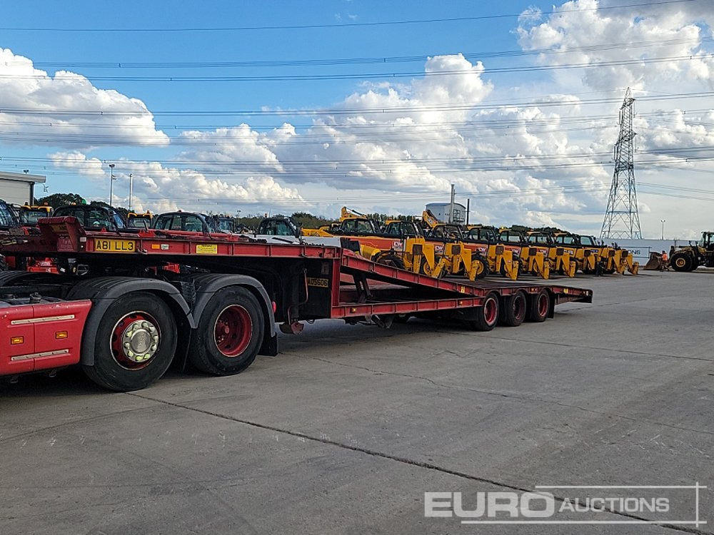 Asche Tri Axle Step Frame Low Lowder Trailer, Winch, Ramps - Низкорамный полуприцеп: фото 1 Asche Tri Axle Step Frame Low Lowder Trailer, Winch, Ramps - Низкорамный полуприцеп: фото 1