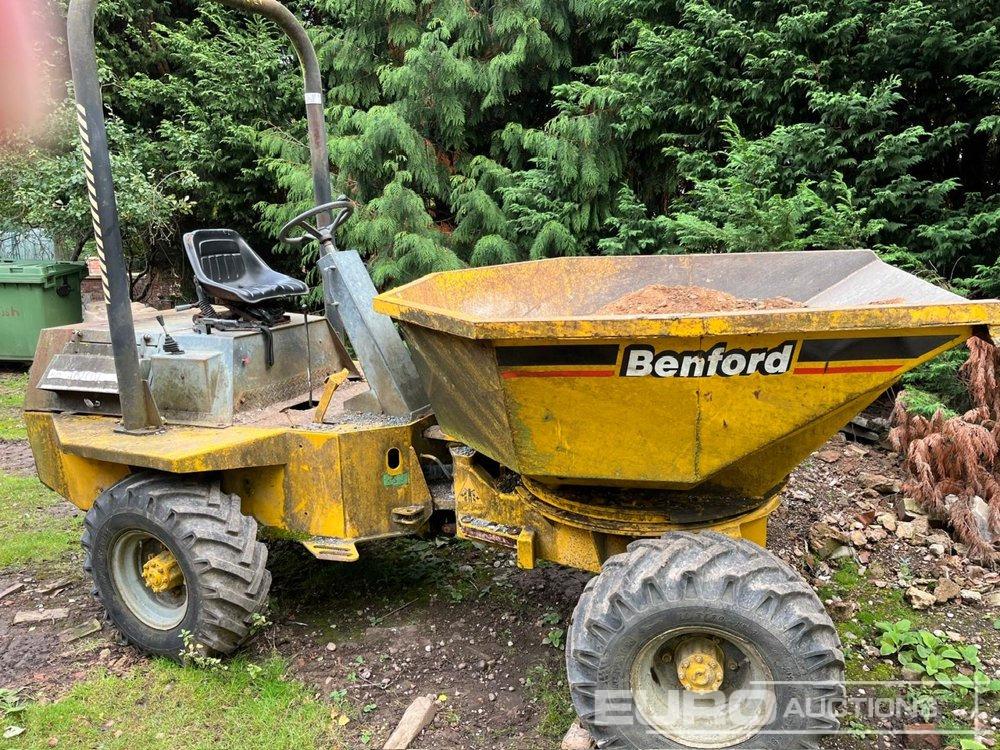 Benford 3 Ton Swivel Skip Dumper, Roll Bar - Мини-самосвал: фото 2 Benford 3 Ton Swivel Skip Dumper, Roll Bar - Мини-самосвал: фото 2