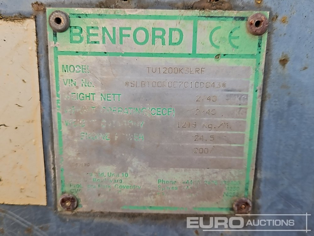 Каток Benford TV1200KSLRF: фото 24 Каток Benford TV1200KSLRF: фото 24