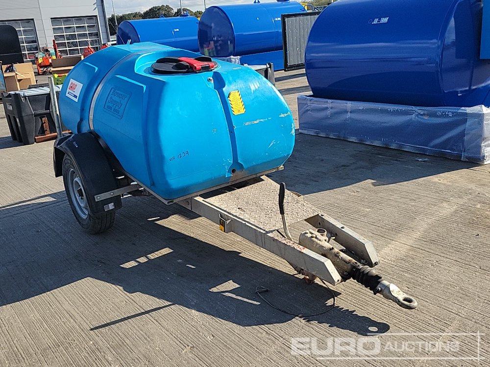 Резервуар для хранения Bowser Supply Single Axle Plastic Water Bowser: фото 7