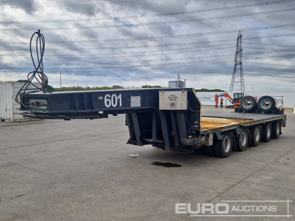 Crane Fruehauf 74 Ton 5 Axle Low Loader Trailer, Rear Steer - Низкорамный полуприцеп: фото 1 Crane Fruehauf 74 Ton 5 Axle Low Loader Trailer, Rear Steer - Низкорамный полуприцеп: фото 1
