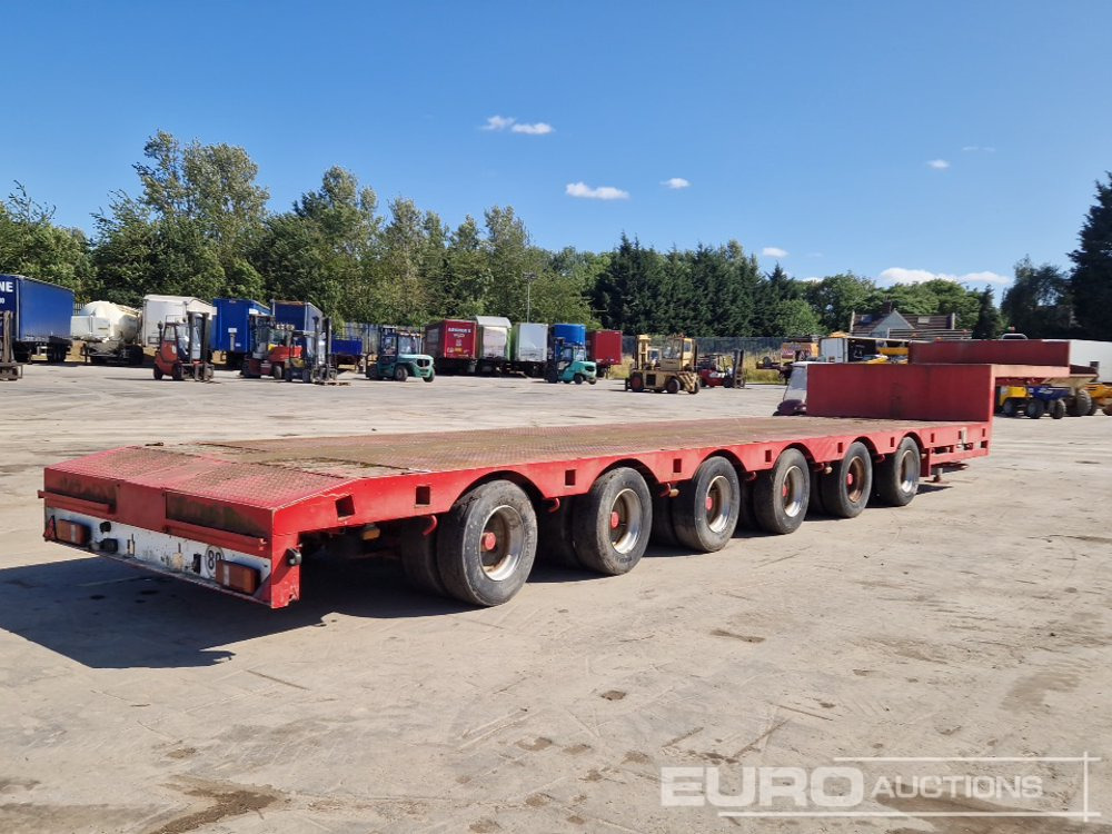 ES-GE 6 Axle Step Frame Extendable Low Loader Trailer, 4 Axle Steer, Air Brakes, Auto Lube - Низкорамный полуприцеп: фото 5 ES-GE 6 Axle Step Frame Extendable Low Loader Trailer, 4 Axle Steer, Air Brakes, Auto Lube - Низкорамный полуприцеп: фото 5