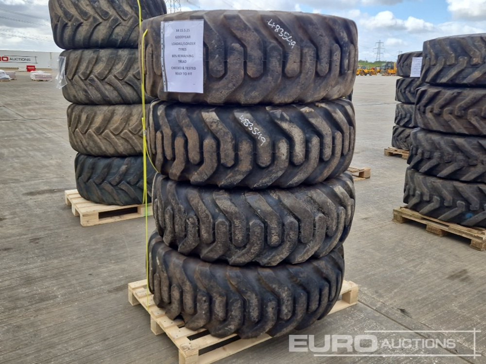 Goodyear 15.5-25 Tyre (4 of) - Шина: фото 1 Goodyear 15.5-25 Tyre (4 of) - Шина: фото 1