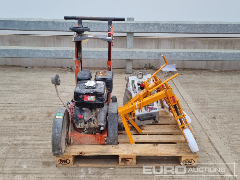Асфальтоукладочная техника Husqvarna Walk Behind Petrol Floor Saw, Probst Vacuum Lift & Manhole Cover Lifter (2 of): фото 8