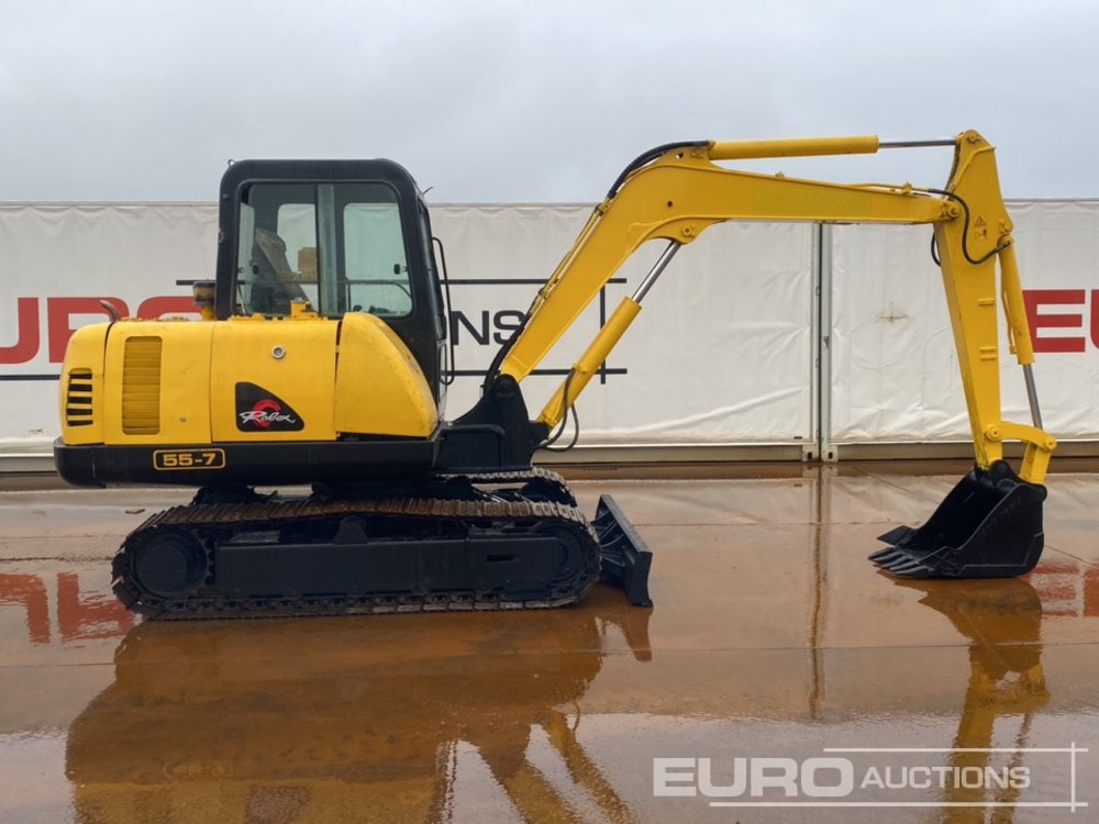 Мини-экскаватор Hyundai R55-7: фото 6