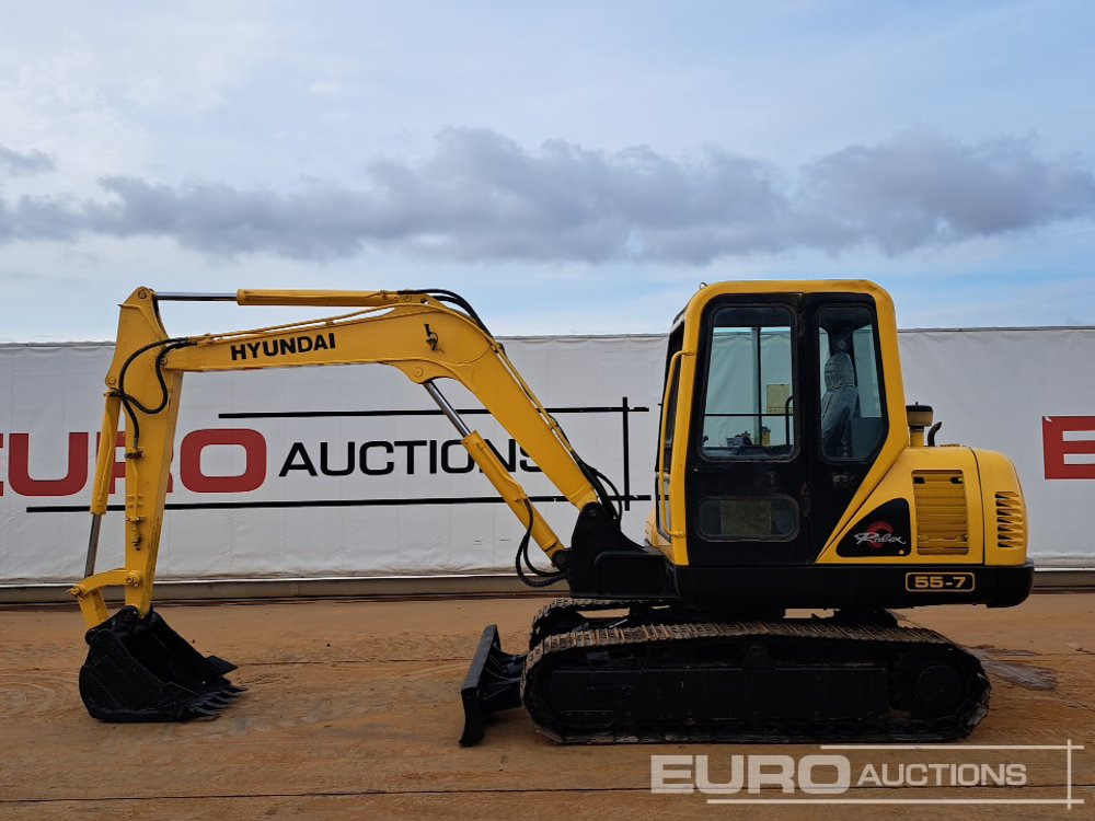 Hyundai R55-7 - Мини-экскаватор: фото 2 Hyundai R55-7 - Мини-экскаватор: фото 2