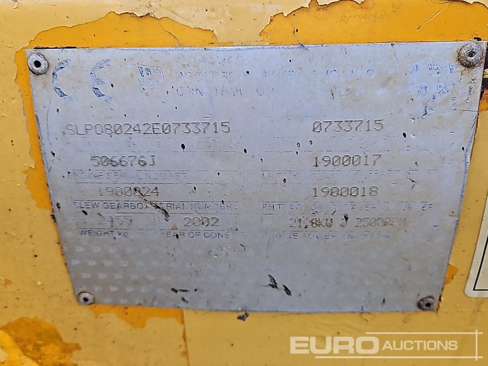 Мини-экскаватор JCB 8024: фото 39