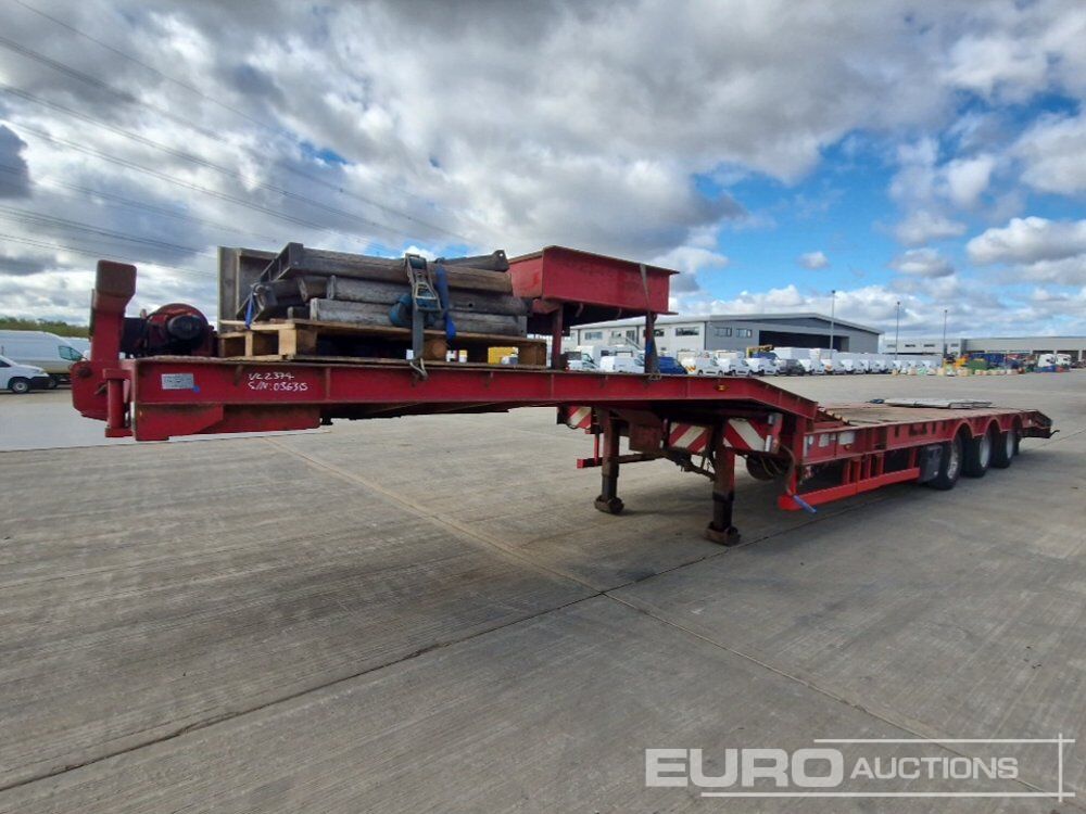 M&G Trailers Ltd, Step Frame Low Loader Tri Axle Rear Steering, 3m Extendable C/w Out Riggers & Alloy Ramps - Низкорамный прицеп: фото 1 M&G Trailers Ltd, Step Frame Low Loader Tri Axle Rear Steering, 3m Extendable C/w Out Riggers & Alloy Ramps - Низкорамный прицеп: фото 1
