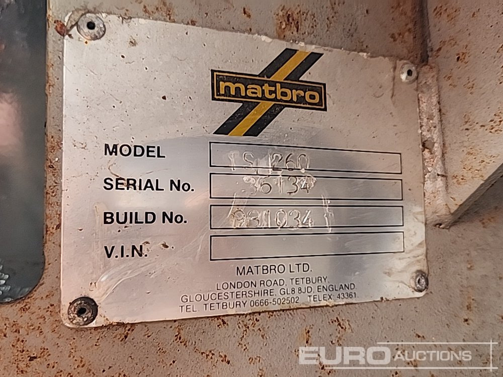 Телескопический погрузчик Matbro TS260 Telehandler, Joystick Controls, QH,: фото 49