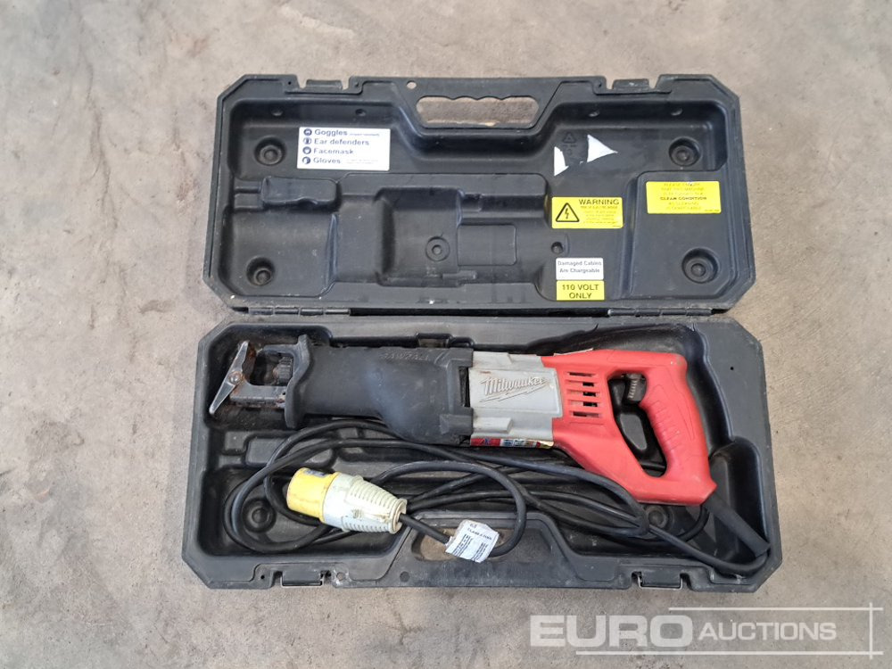 Строительное оборудование Milwaukee 110 Volt Reciprocating Saw & Case: фото 8
