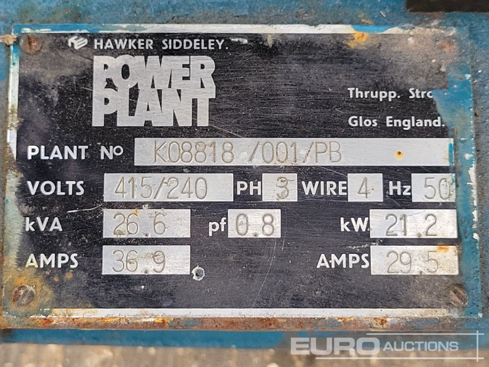 Электрогенератор Power Plant 26.6kVA Generator, 3 Cylinder Engine: фото 21