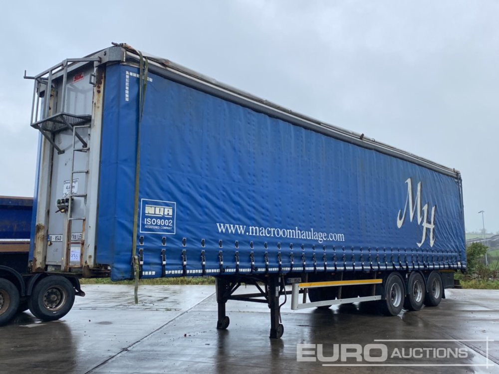 SDC 45' Tri Axle Curtainsider Trailer, BPW Axles - Тентованный полуприцеп: фото 1 SDC 45' Tri Axle Curtainsider Trailer, BPW Axles - Тентованный полуприцеп: фото 1