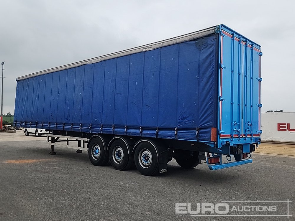 SDC 45' Tri Axle Curtainsider Trailer - Тентованный полуприцеп: фото 3 SDC 45' Tri Axle Curtainsider Trailer - Тентованный полуприцеп: фото 3