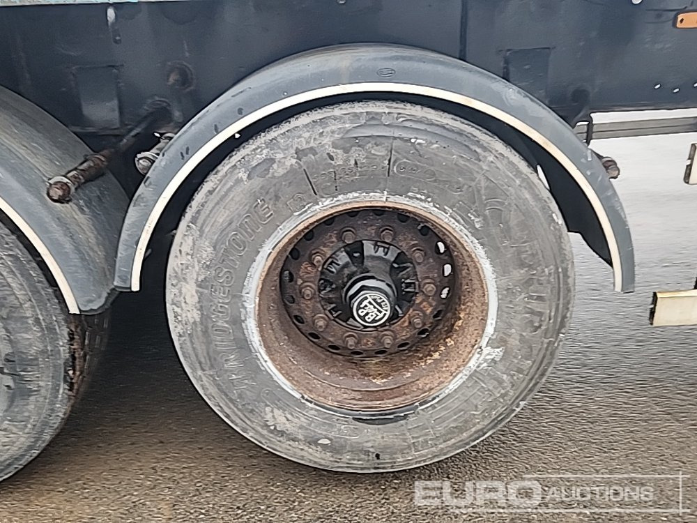 Полуприцеп бортовой/ Платформа SDC 45' Tri Axle Extendable Flat Trailer, Rear Steer Axle, PBW Axles: фото 26