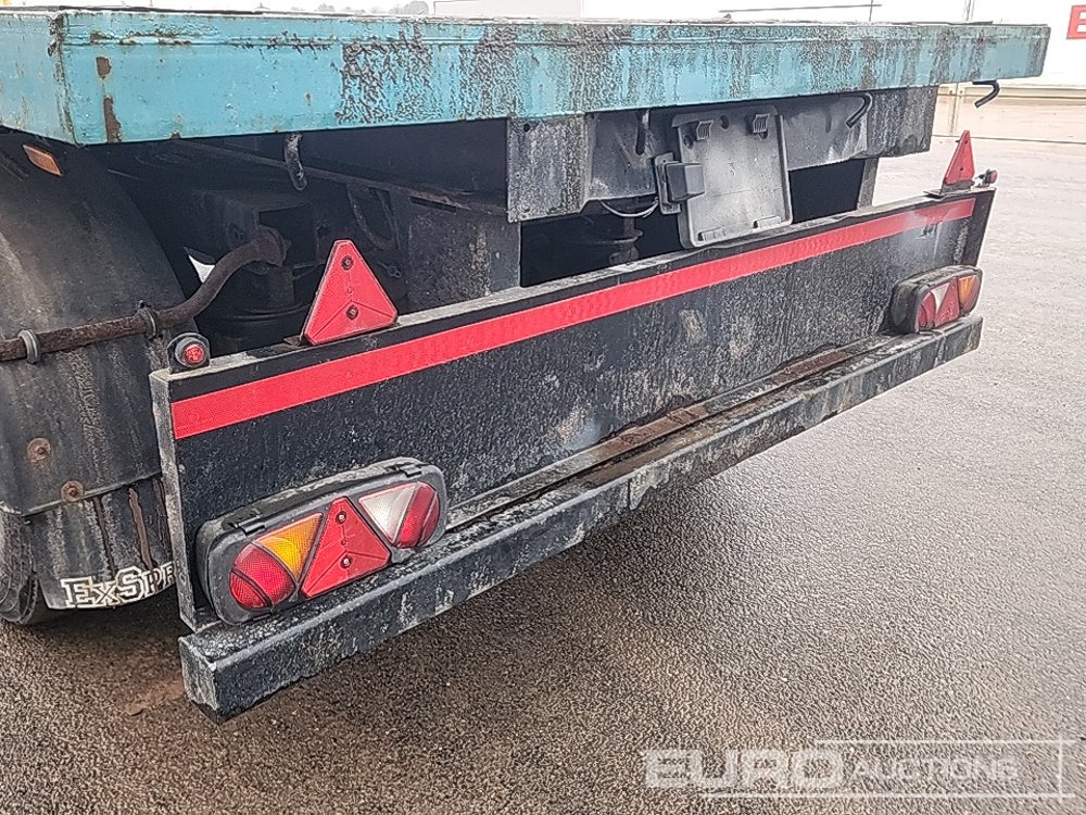 Полуприцеп бортовой/ Платформа SDC 45' Tri Axle Extendable Flat Trailer, Rear Steer Axle, PBW Axles: фото 20