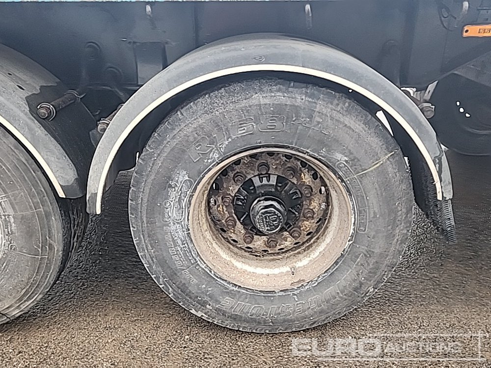 Полуприцеп бортовой/ Платформа SDC 45' Tri Axle Extendable Flat Trailer, Rear Steer Axle, PBW Axles: фото 18