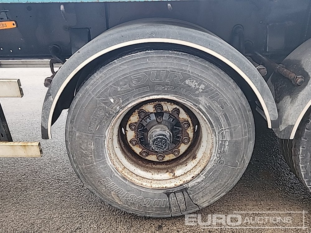 Полуприцеп бортовой/ Платформа SDC 45' Tri Axle Extendable Flat Trailer, Rear Steer Axle, PBW Axles: фото 17