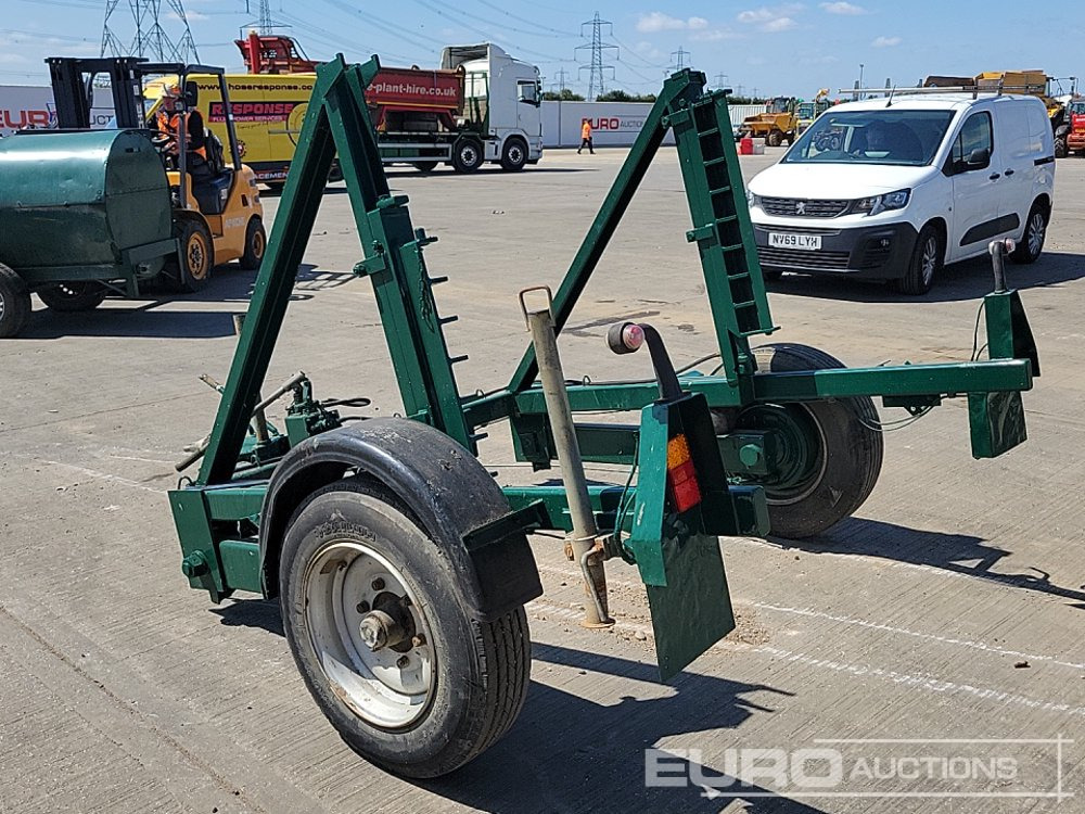 Single Axle Cable Drum Trailer - Прицеп для спецтехники: фото 3 Single Axle Cable Drum Trailer - Прицеп для спецтехники: фото 3